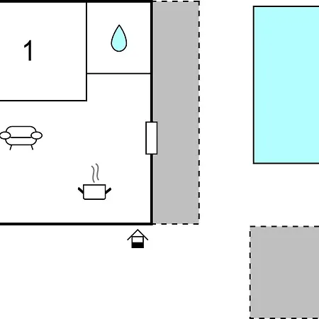 דירה 1 Bedroom Stunning In *